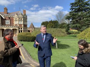 David Kenyon historiker Bletchley Park. Foto