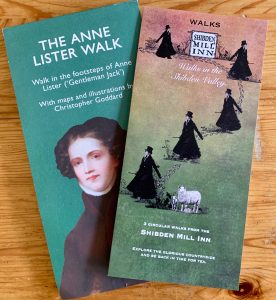 Brosjyrer med Anne Lister Walks Foto